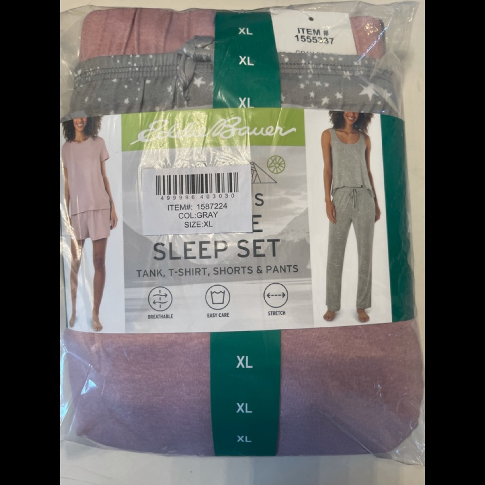 Eddie Bauer 4 pc pajama set